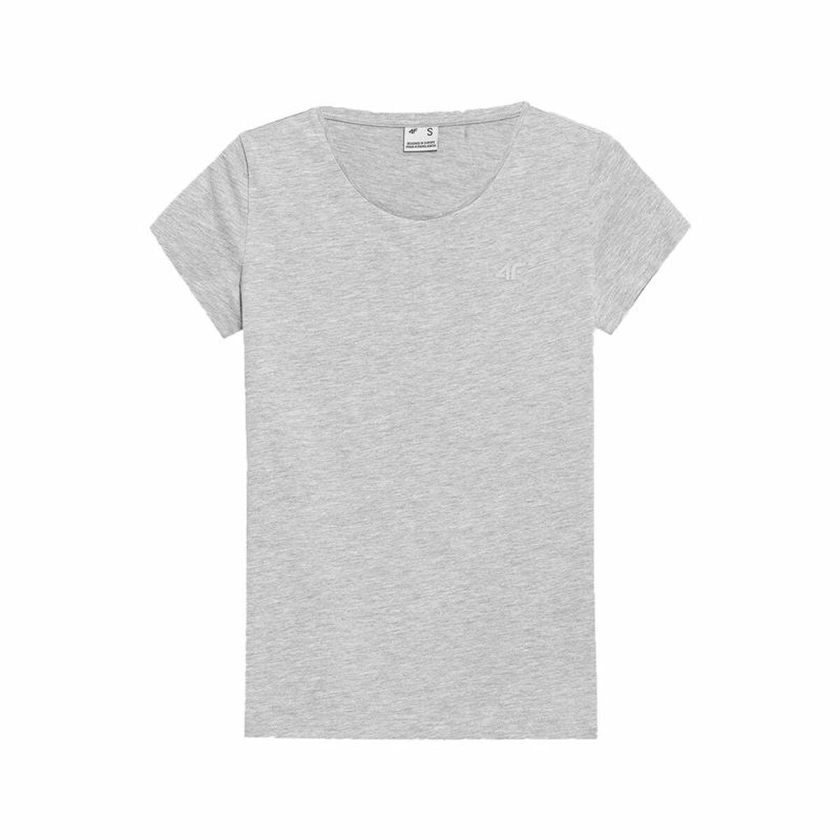 Kortærmet T-shirt til Kvinder 4F Grå S