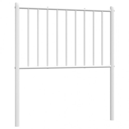 Sengegavl i metal 80 cm - hvid, udskiftning