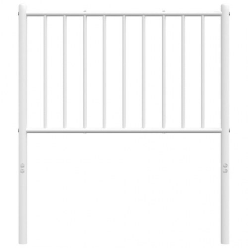 Sengegavl i metal 80 cm - hvid, udskiftning