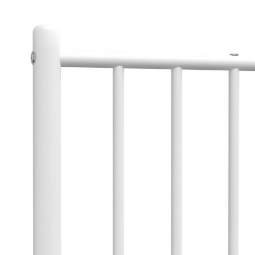 Sengegavl i metal 80 cm - hvid, udskiftning