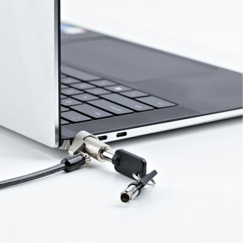 Laptop lås Startech sikkerhedskabel 2 m - grå