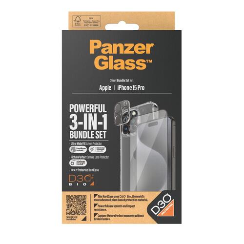 Mobil skærmprojektor Panzer Glass B1173+2810 Apple iPhone 15 Pro