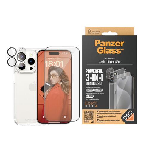 Mobil skærmprojektor Panzer Glass B1173+2810 Apple iPhone 15 Pro