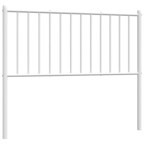 Sengegavl i metal 100 cm - hvid, udskiftningsgavl