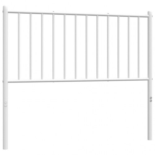 Sengegavl i metal 100 cm - hvid, udskiftningsgavl