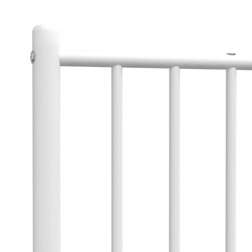 Sengegavl i metal 100 cm - hvid, udskiftningsgavl