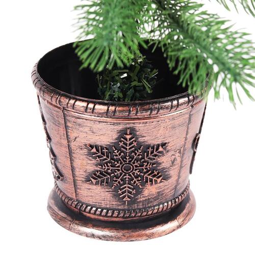 Kunstigt juletræ naturtro nåle 65 cm grøn