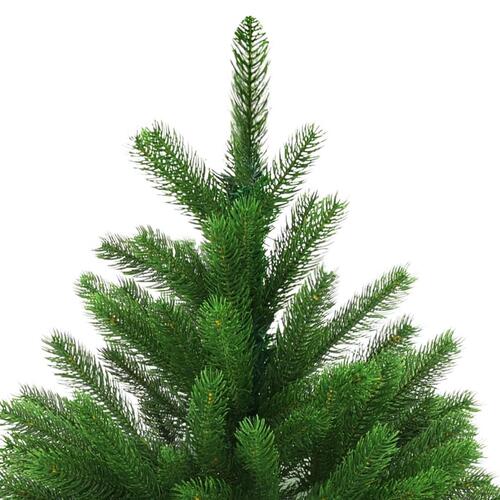 Kunstigt juletræ livagtige nåle 120 cm grøn