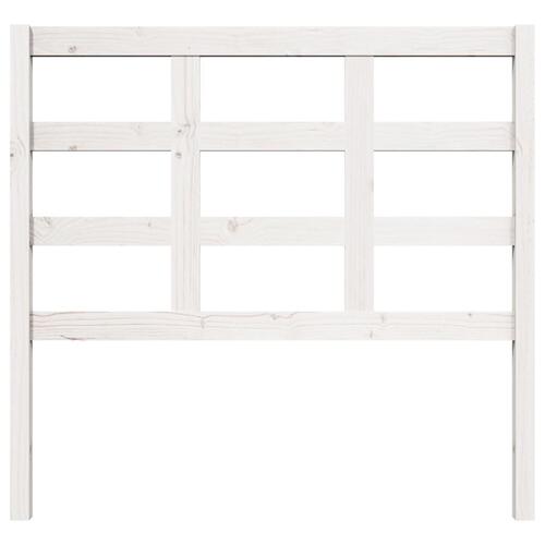 Sengegærde 105,5x4x100 cm massivt fyrretræ hvid