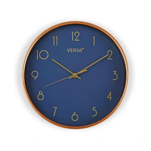 Vægur Gold Plastik (4 x 30 x 30 cm) Brun
