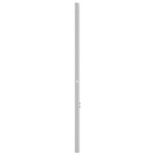 Sengegavl 90 cm metal hvid