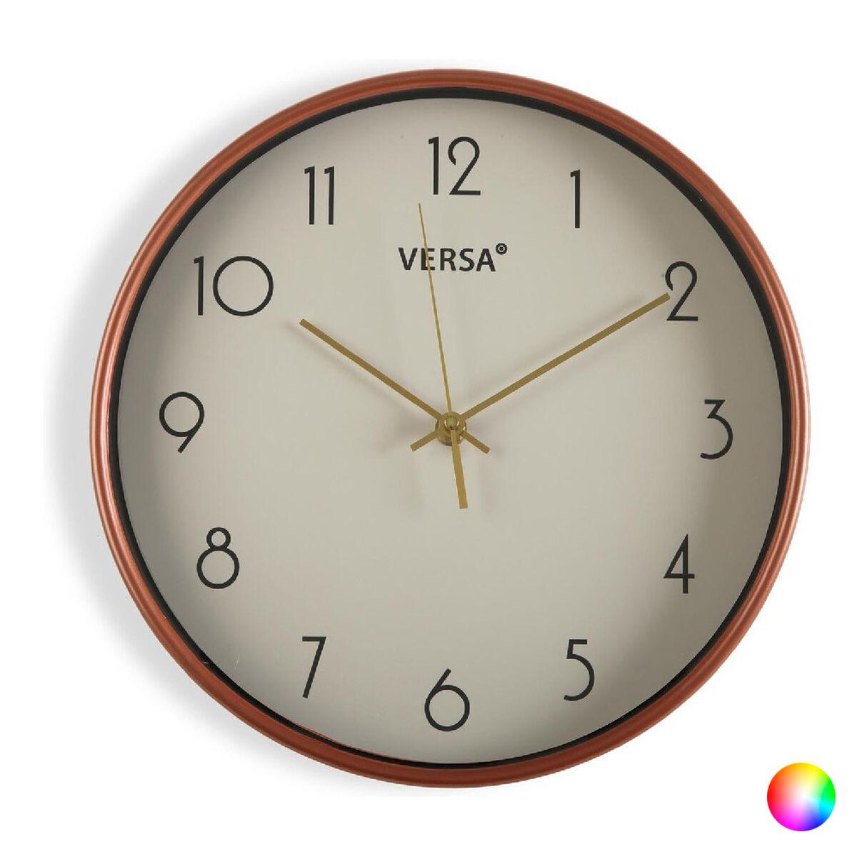 Vægur Gold Plastik (4 x 30 x 30 cm) Blå
