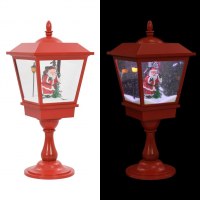 Julepiedestallampe med julemand 64 cm LED, produktbillede 2 af 2, Julelys og lyskæder hos HomeNordic