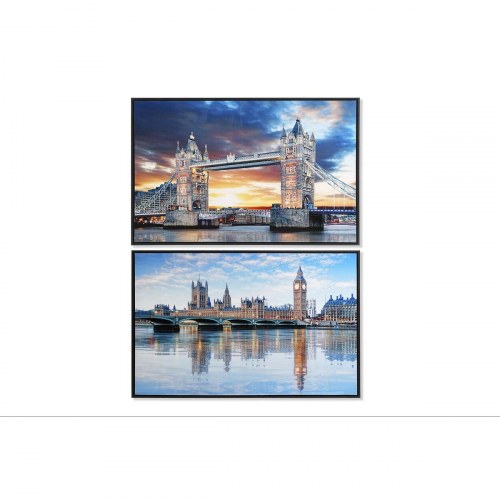 Lærredsbilleder London Loft - 90 × 60 cm (2 stk.)