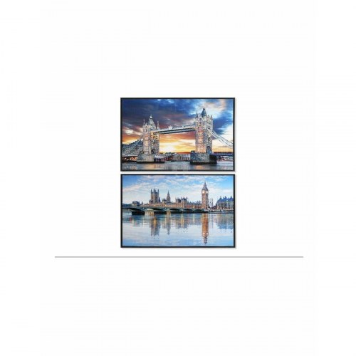 Lærredsbilleder London Loft - 90 × 60 cm (2 stk.)