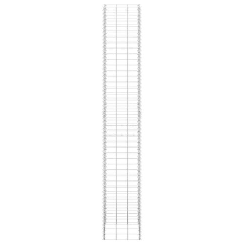 Gabion-højbede 3 stk. 30x30x200 cm jern