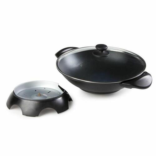 Wok Pande DOMO DO-8708W 2000 W 5 L Sort