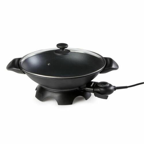 Wok Pande DOMO DO-8708W 2000 W 5 L Sort