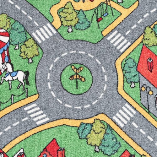 Legetæppe loop-pile 170 x 290 cm byveje