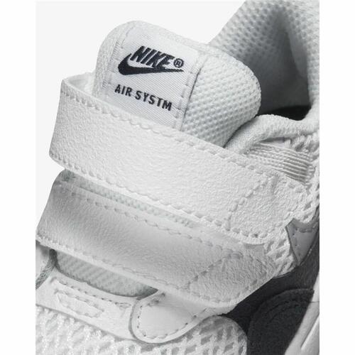 Sportssko til baby Nike Air Max Systm Sort Hvid 21