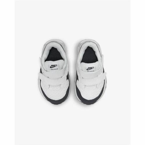 Sportssko til baby Nike Air Max Systm Sort Hvid 21