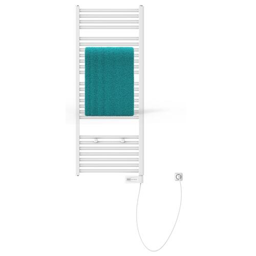 EISL håndklædetørrer med timer 120x50x15 cm hvid