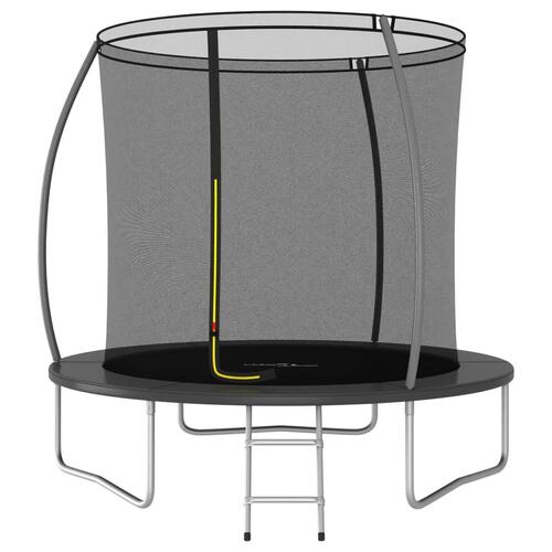 Trampolinsæt 244x55 cm 100 kg rund