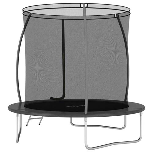 Trampolinsæt 244x55 cm 100 kg rund
