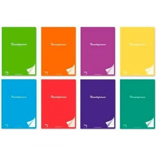 Pacsa notesbog A4 - 48 ark, tern 4 mm, multifarvet (6 stk.)