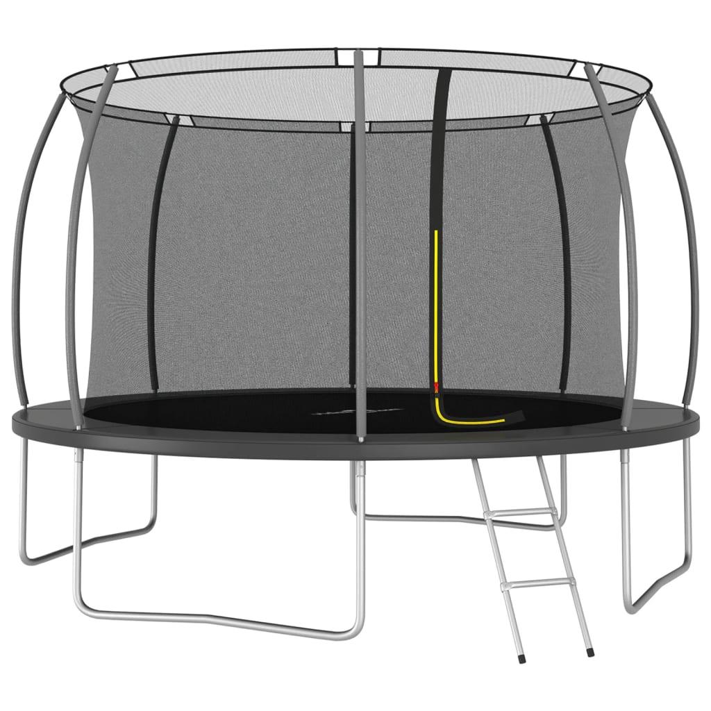 Trampolinsæt 366x80 cm 150 kg rund