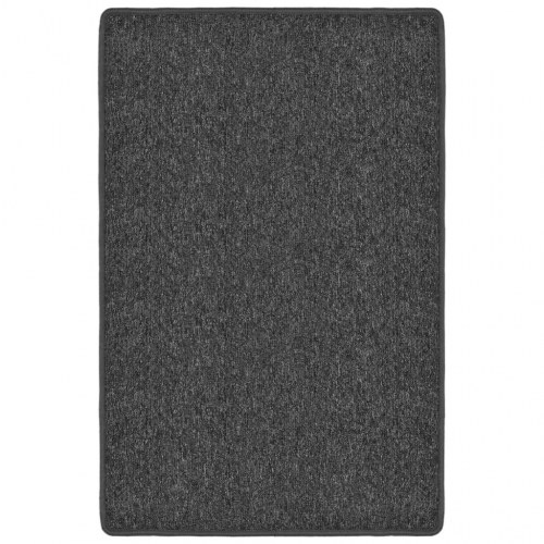 Tæppe tuftet 120 x 180 cm antracitgrå