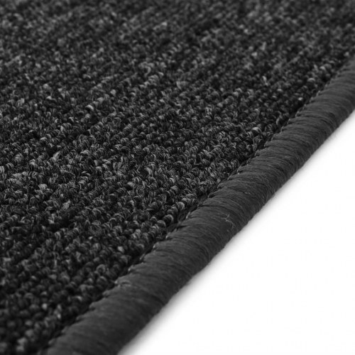 Tæppe tuftet 120 x 180 cm antracitgrå