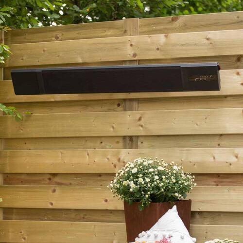 Sunred vægophængt varmeapparat Nero 2400 W sort varme sort