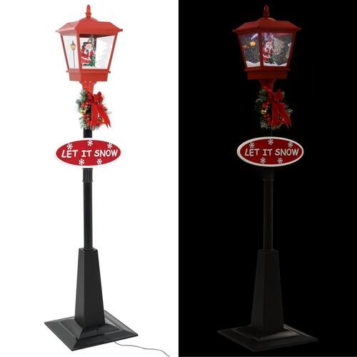 Julegadelampe med julemand 180 cm LED