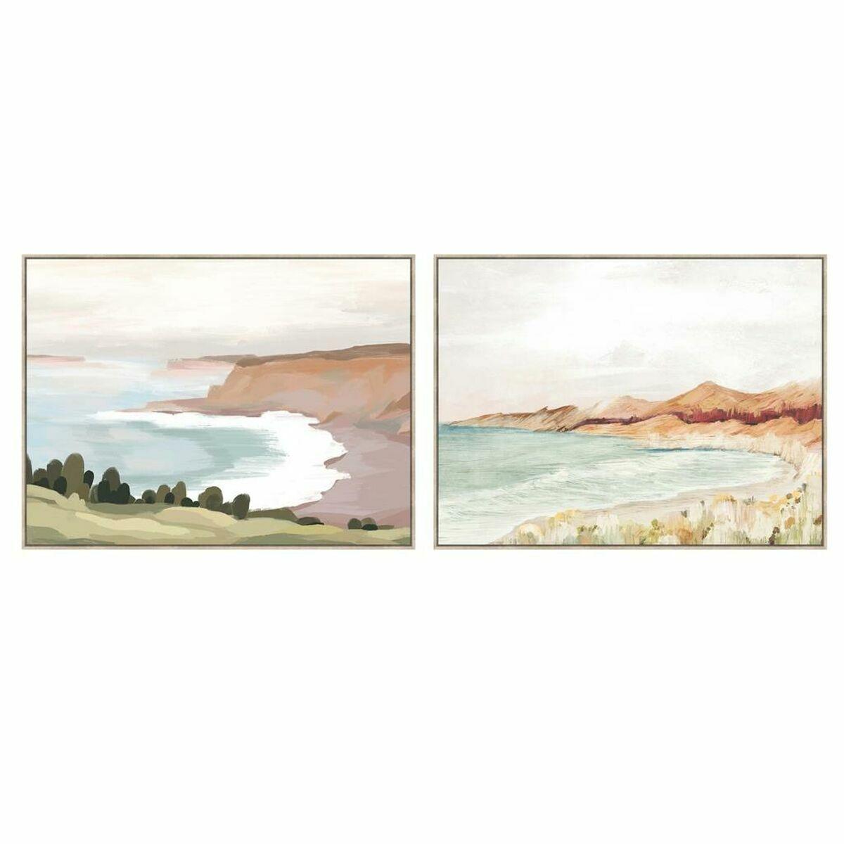 Maleri Strand 120 x 4 x 90 cm Cottage (2 enheder)