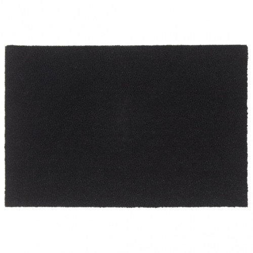 Dørmåtte i coir 60 × 90 cm - sort, skridsikker