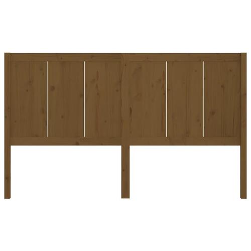 Sengegærde 205,5x4x100 cm massivt fyrretræ gyldenbrun