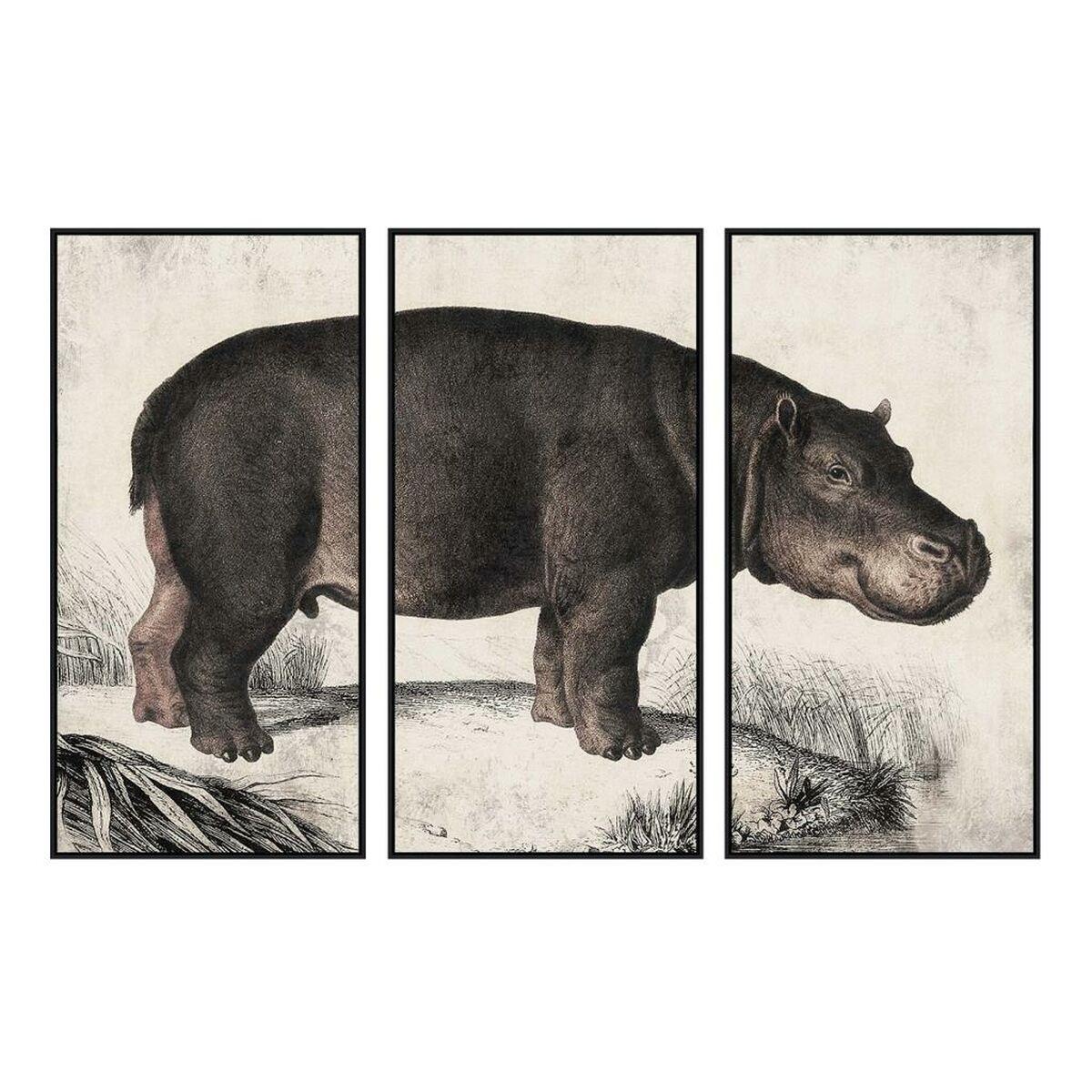 Lærred 3 Dele Moderne (180 x 4 x 120 cm)