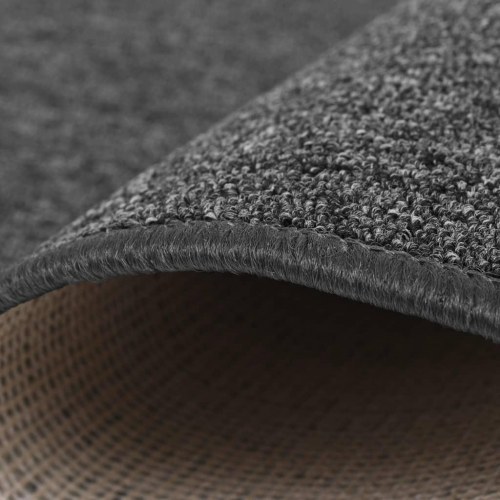 Tæppe tuftet 80 x 150 cm grå