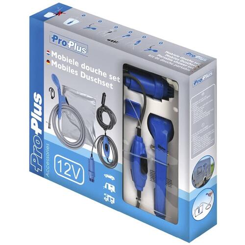 ProPlus transportabelt brusesæt 12 V
