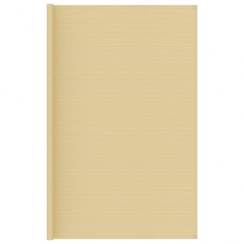 Telttæppe 300 × 600 cm - beige camping- og terrassetæppe