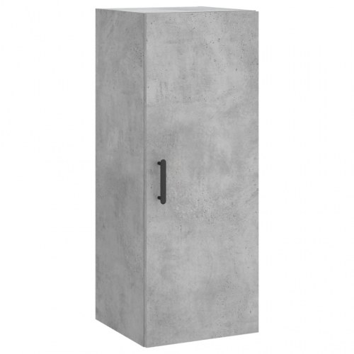 Højskab i konstrueret træ 34,5 x 34 x 180 cm - betongrå