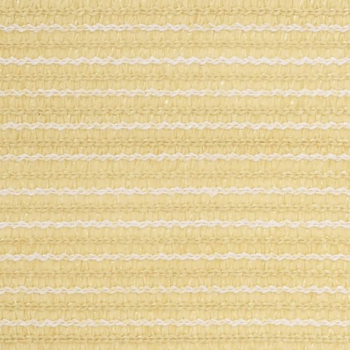Telttæppe 400 × 700 cm - beige HDPE til camping og terrasse