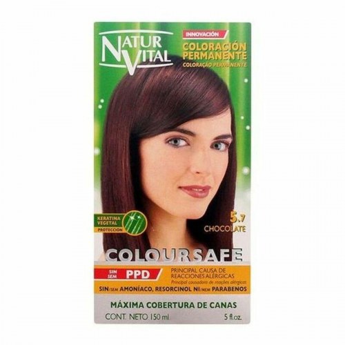 Permanenthårfarve uden ammoniak Naturaleza y Vida Coloursafe 5.7 Chocolate 150 ml