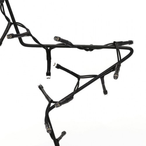 Julestjerner med jordspyd - 3 stk., 50 LED, 29 cm, varm hvid