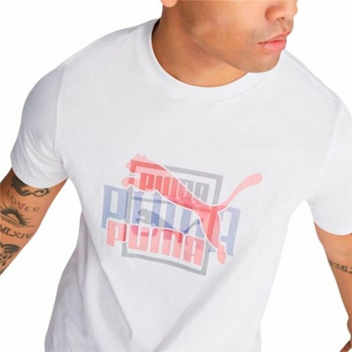 Puma Classics T-shirt - Unisex, kortærmet, hvid (S)