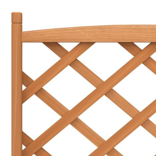 Plantekasse med espalier massivt grantræ brun