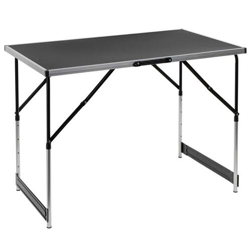 foldbart bord 100 x 60 x 94 cm aluminium