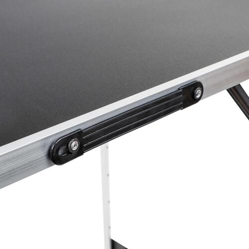 foldbart bord 100 x 60 x 94 cm aluminium