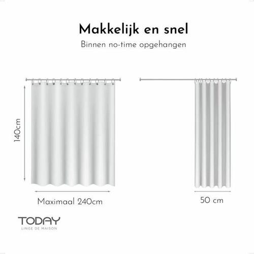 Gardin TODAY Essential Hvid 140 x 240 cm